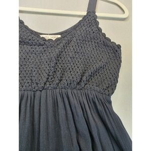 Studio West Apparel Womens‎ Medium Maxi Dress Tiered Crochet Bodice India Made